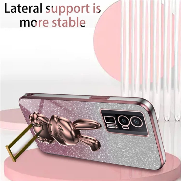 For Xiaomi Redmi K60 5G / K60 Pro 5G Kickstand Case Cute Rabbit Shockproof Slim Phone Cover