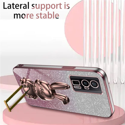 For Xiaomi Redmi K60 5G / K60 Pro 5G Kickstand Case Cute Rabbit Shockproof Slim Phone Cover