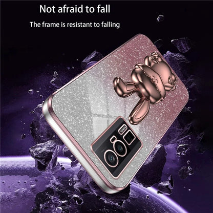 For Xiaomi Redmi K60 5G / K60 Pro 5G Kickstand Case Cute Rabbit Shockproof Slim Phone Cover