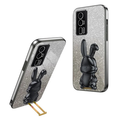 For Xiaomi Redmi K60 5G / K60 Pro 5G Kickstand Case Cute Rabbit Shockproof Slim Phone Cover