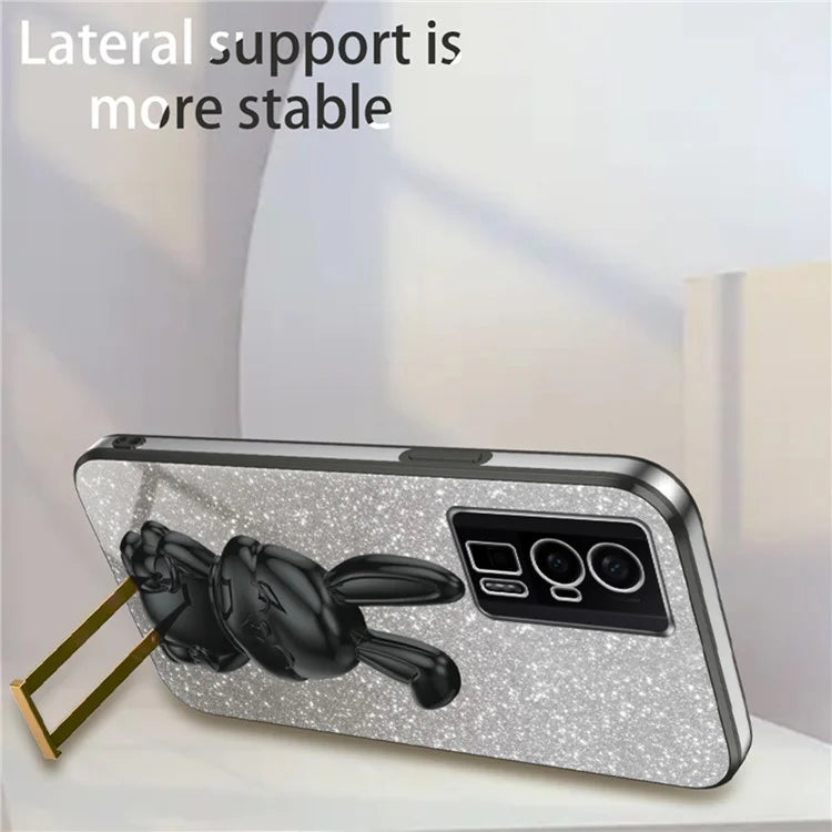 For Xiaomi Redmi K60 5G / K60 Pro 5G Kickstand Case Cute Rabbit Shockproof Slim Phone Cover