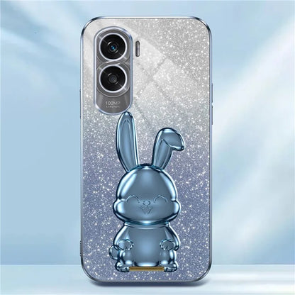 For Honor X50i 5G Kickstand Case Cute Rabbit Anti-Drop Slim Phone Case