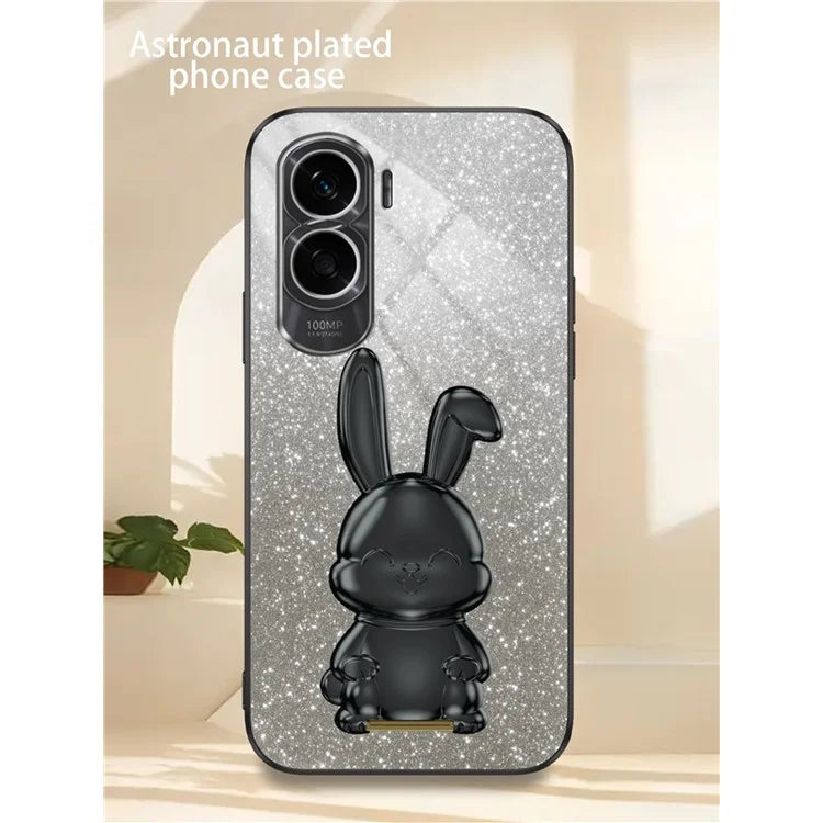 For Honor X50i 5G Kickstand Case Cute Rabbit Anti-Drop Slim Phone Case