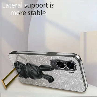 For Honor X50i 5G Kickstand Case Cute Rabbit Anti-Drop Slim Phone Case