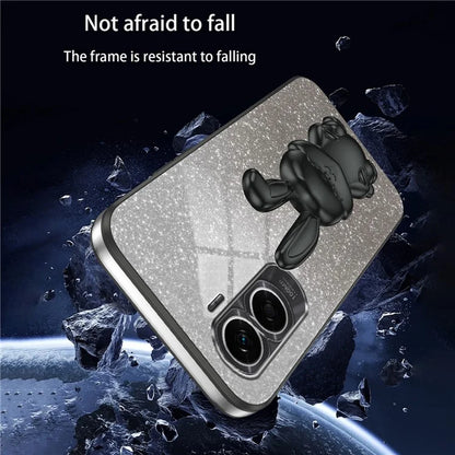 For Honor X50i 5G Kickstand Case Cute Rabbit Anti-Drop Slim Phone Case