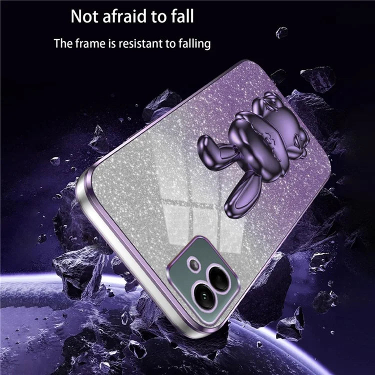 For Samsung Galaxy A04 4G (164.4 x 76.3 x 9.1 mm) Cartoon Rabbit Cell Phone Back Protector Cover