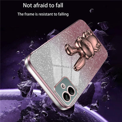 For Samsung Galaxy A04 4G (164.4 x 76.3 x 9.1 mm) Cartoon Rabbit Cell Phone Back Protector Cover