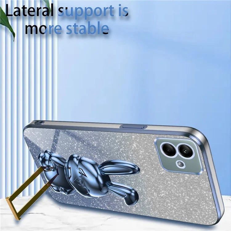 For Samsung Galaxy A04 4G (164.4 x 76.3 x 9.1 mm) Cartoon Rabbit Cell Phone Back Protector Cover