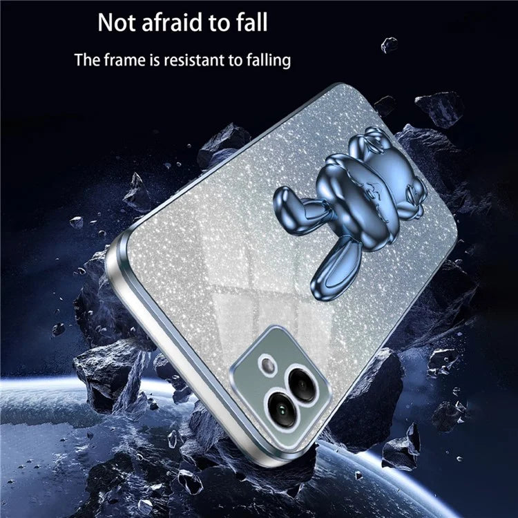 For Samsung Galaxy A04 4G (164.4 x 76.3 x 9.1 mm) Cartoon Rabbit Cell Phone Back Protector Cover