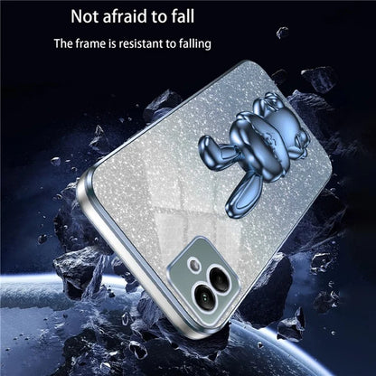 For Samsung Galaxy A04 4G (164.4 x 76.3 x 9.1 mm) Cartoon Rabbit Cell Phone Back Protector Cover