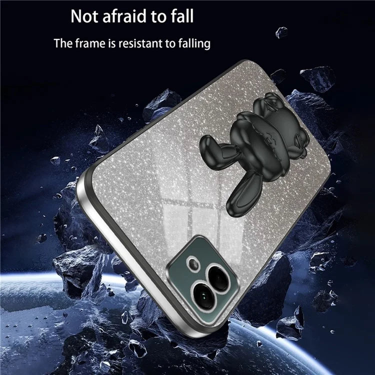 For Samsung Galaxy A04 4G (164.4 x 76.3 x 9.1 mm) Cartoon Rabbit Cell Phone Back Protector Cover