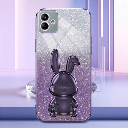 For Samsung Galaxy A04e 4G / F04 4G / M04 4G Case Drop Protection PC+TPU Pull-out Kickstand Phone Cover