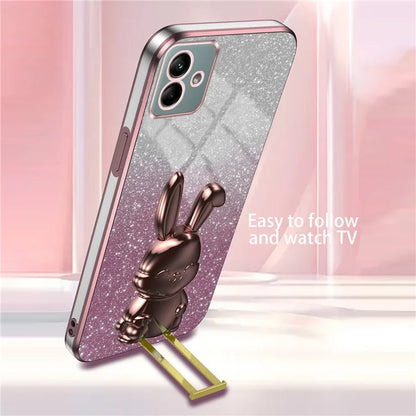 For Samsung Galaxy A04e 4G / F04 4G / M04 4G Case Drop Protection PC+TPU Pull-out Kickstand Phone Cover