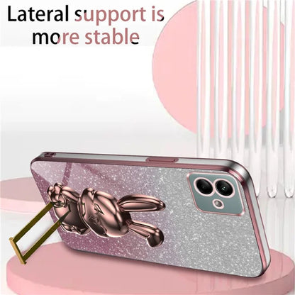 For Samsung Galaxy A04e 4G / F04 4G / M04 4G Case Drop Protection PC+TPU Pull-out Kickstand Phone Cover