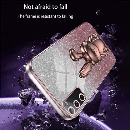 For Samsung Galaxy S20 FE / S20 FE 5G / S20 FE 2022 / S20 Lite Case Glitter Anti-drop Phone Kickstand Cover