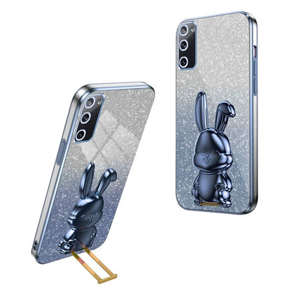 For Samsung Galaxy S20 FE / S20 FE 5G / S20 FE 2022 / S20 Lite Case Glitter Anti-drop Phone Kickstand Cover