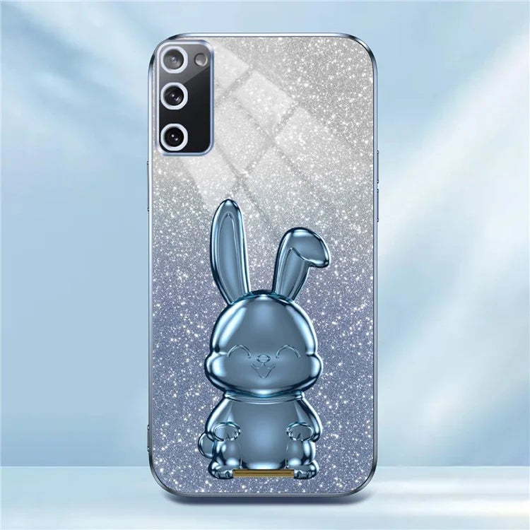For Samsung Galaxy S20 FE / S20 FE 5G / S20 FE 2022 / S20 Lite Case Glitter Anti-drop Phone Kickstand Cover