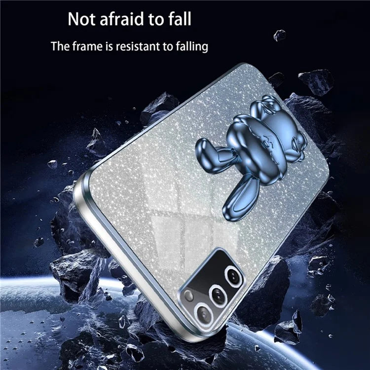 For Samsung Galaxy S20 FE / S20 FE 5G / S20 FE 2022 / S20 Lite Case Glitter Anti-drop Phone Kickstand Cover