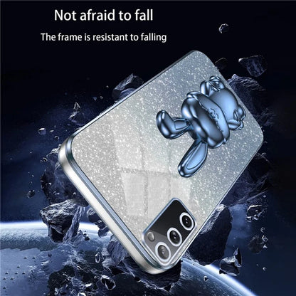 For Samsung Galaxy S20 FE / S20 FE 5G / S20 FE 2022 / S20 Lite Case Glitter Anti-drop Phone Kickstand Cover