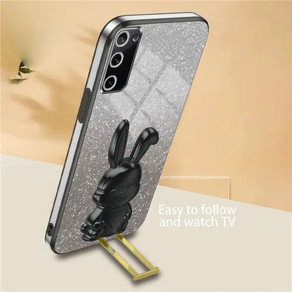 For Samsung Galaxy S20 FE / S20 FE 5G / S20 FE 2022 / S20 Lite Case Glitter Anti-drop Phone Kickstand Cover