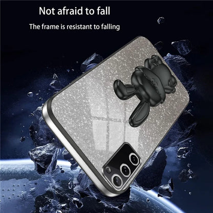 For Samsung Galaxy S20 FE / S20 FE 5G / S20 FE 2022 / S20 Lite Case Glitter Anti-drop Phone Kickstand Cover