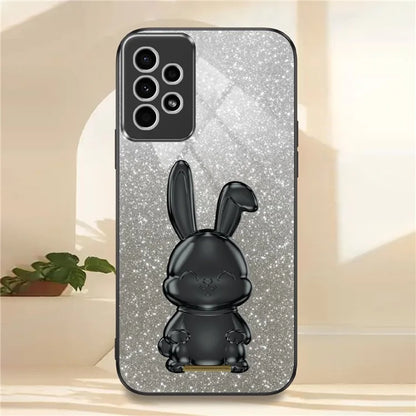 For Samsung Galaxy A13 4G / 5G Anti-Scratch Phone Cover Electroplating PC+TPU Phone Case with Kickstand