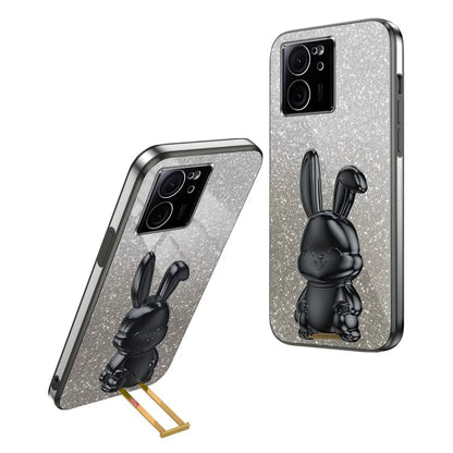 Case for Xiaomi 13T / Redmi K60 Ultra PC+TPU Lovely Rabbit Anti-scratch Phone Cover