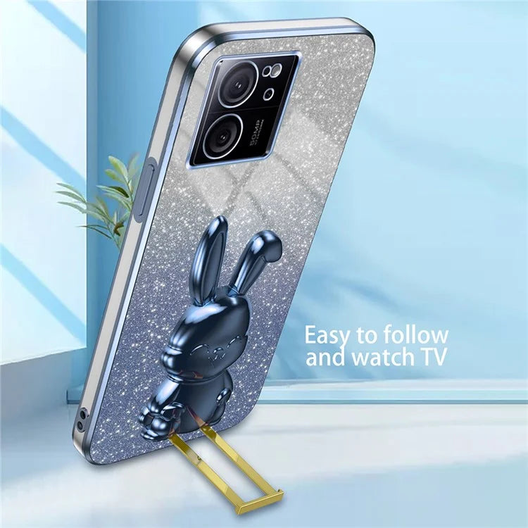 Case for Xiaomi 13T / Redmi K60 Ultra PC+TPU Lovely Rabbit Anti-scratch Phone Cover