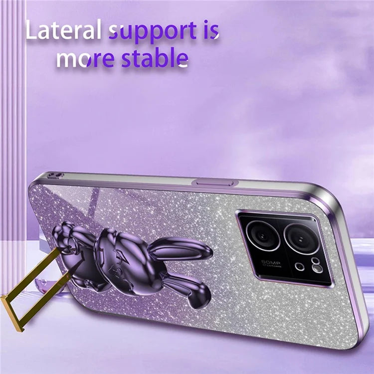 Case for Xiaomi 13T / Redmi K60 Ultra PC+TPU Lovely Rabbit Anti-scratch Phone Cover
