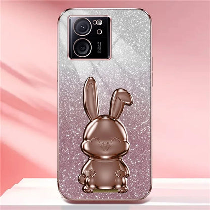 Case for Xiaomi 13T / Redmi K60 Ultra PC+TPU Lovely Rabbit Anti-scratch Phone Cover
