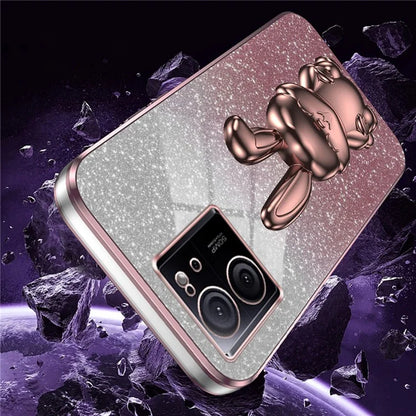 Case for Xiaomi 13T / Redmi K60 Ultra PC+TPU Lovely Rabbit Anti-scratch Phone Cover