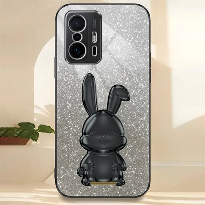 For Xiaomi 11T 5G / 11T Pro 5G Phone Case Pull-out Kickstand Electroplating PC+TPU Cover