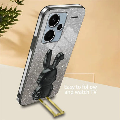 For Xiaomi Redmi Note 13 Pro+ 5G PC+TPU Mobile Phone Case Support Kickstand Cover