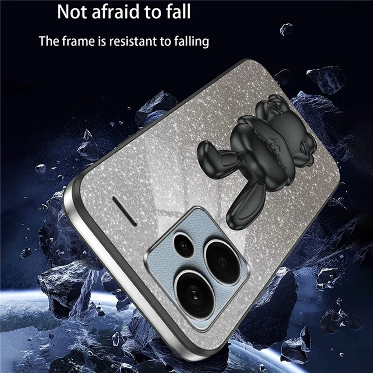 For Xiaomi Redmi Note 13 Pro+ 5G PC+TPU Mobile Phone Case Support Kickstand Cover