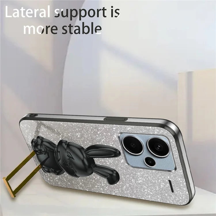 For Xiaomi Redmi Note 13 Pro+ 5G PC+TPU Mobile Phone Case Support Kickstand Cover