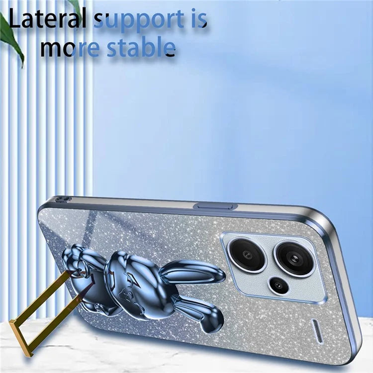 For Xiaomi Redmi Note 13 Pro+ 5G PC+TPU Mobile Phone Case Support Kickstand Cover
