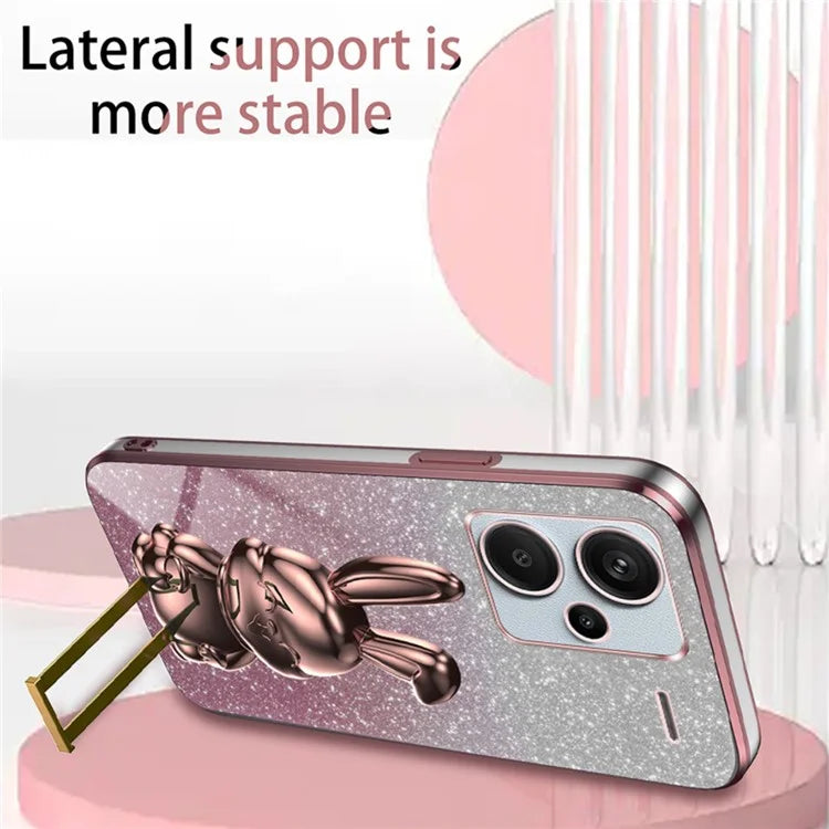 For Xiaomi Redmi Note 13 Pro+ 5G PC+TPU Mobile Phone Case Support Kickstand Cover