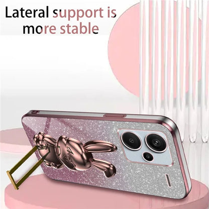 For Xiaomi Redmi Note 13 Pro+ 5G PC+TPU Mobile Phone Case Support Kickstand Cover