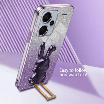 For Xiaomi Redmi Note 13 Pro+ 5G PC+TPU Mobile Phone Case Support Kickstand Cover