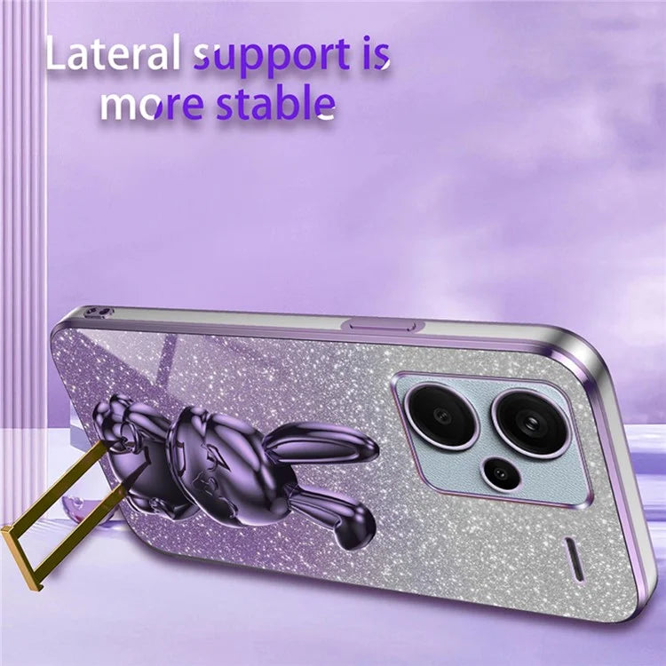 For Xiaomi Redmi Note 13 Pro+ 5G PC+TPU Mobile Phone Case Support Kickstand Cover