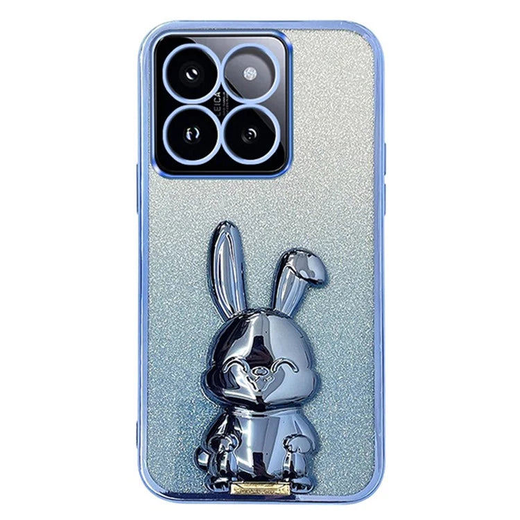 Kickstand Case for Xiaomi 14 Pro Case Cute Rabbit Anti-Drop Slim Phone Cover