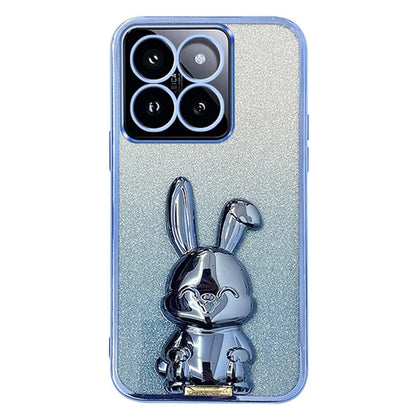 Kickstand Case for Xiaomi 14 Pro Case Cute Rabbit Anti-Drop Slim Phone Cover