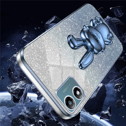 Back Cover for Motorola Moto E13 4G , Drop Resistant PC+TPU Phone Case with Kickstand