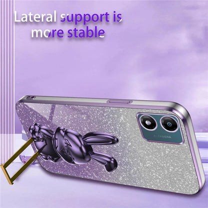 Back Cover for Motorola Moto E13 4G , Drop Resistant PC+TPU Phone Case with Kickstand