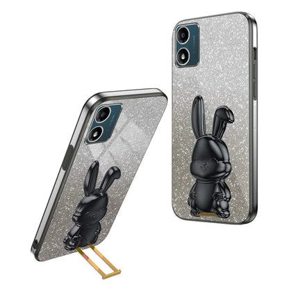 Back Cover for Motorola Moto E13 4G , Drop Resistant PC+TPU Phone Case with Kickstand