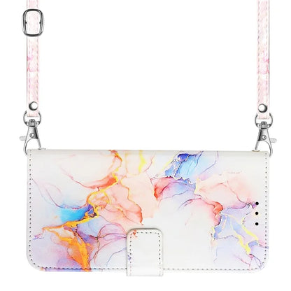 For Samsung Galaxy S24 Wallet Phone Case Marble Pattern Leather Flip Cover