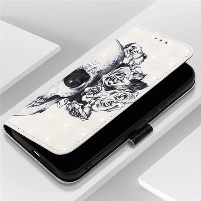 YB Pattern Printing Leather Series-2 For Xiaomi Redmi 13C 4G / Poco C65 4G Case Wallet Phone Cover