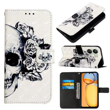 YB Pattern Printing Leather Series-2 For Xiaomi Redmi 13C 4G / Poco C65 4G Case Wallet Phone Cover
