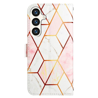 For Samsung Galaxy S24 Case Marble Pattern Leather Wallet Phone Cover