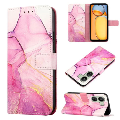 YB Pattern Printing Leather Series-5 For Xiaomi Redmi 13C 4G / Poco C65 4G Case Leather Wallet Phone Cover